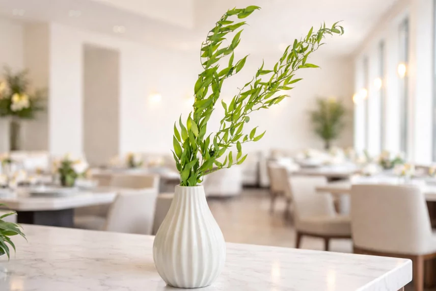 Preserved Italian Ruscus - Lime Green