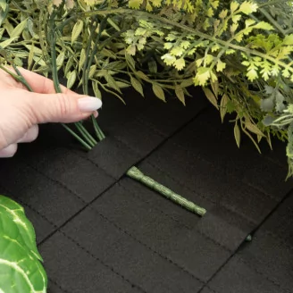 Black Felt Support Panel for Green Walls