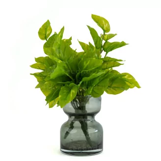 Artificial Pothos Leaf Bush (set of 3)