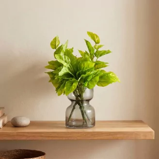 Artificial Pothos Leaf Bush (set of 3)