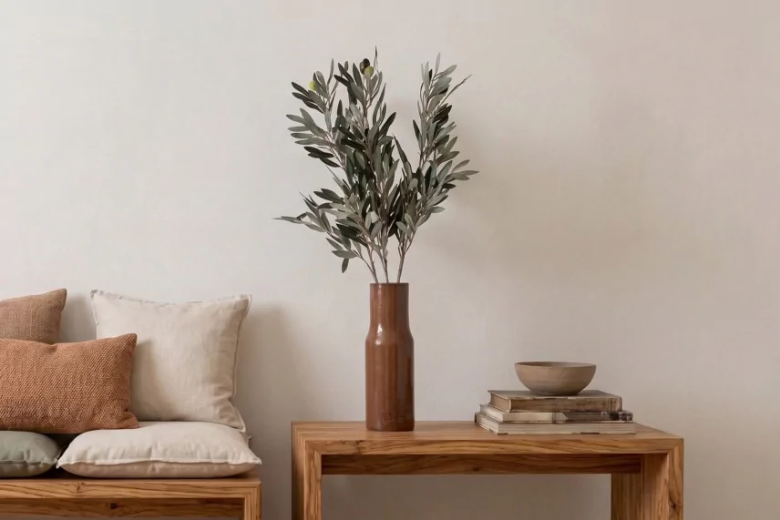 Artificial Olive Branch (set of 3)