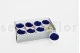 Preserved Rose L Ocean Blue (set of 8) 7
