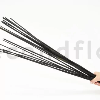 Dried Elephant Reed Black (set of 20)