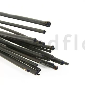 Dried Elephant Reed Black (set of 20)