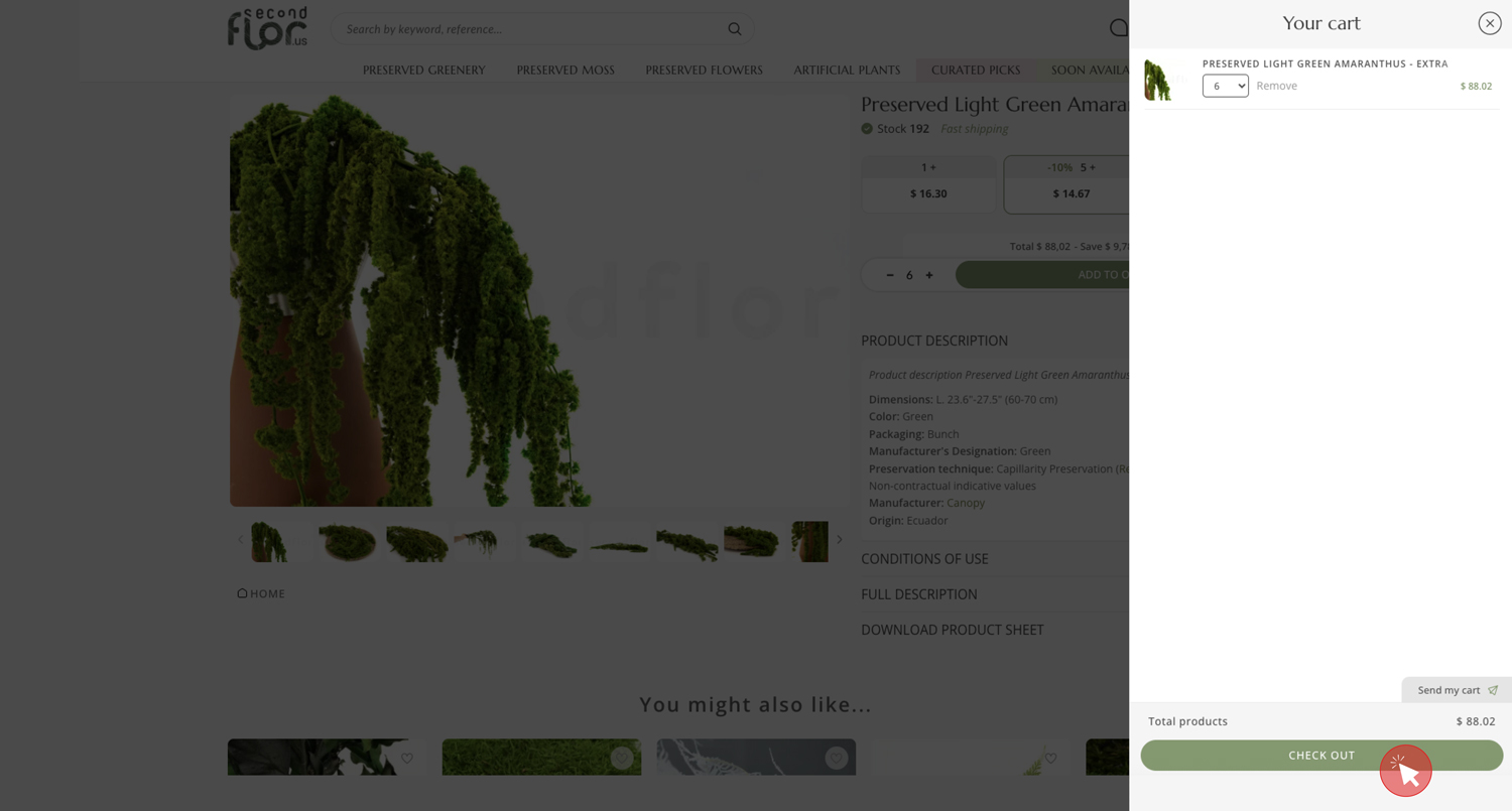 How to order on SecondFlor