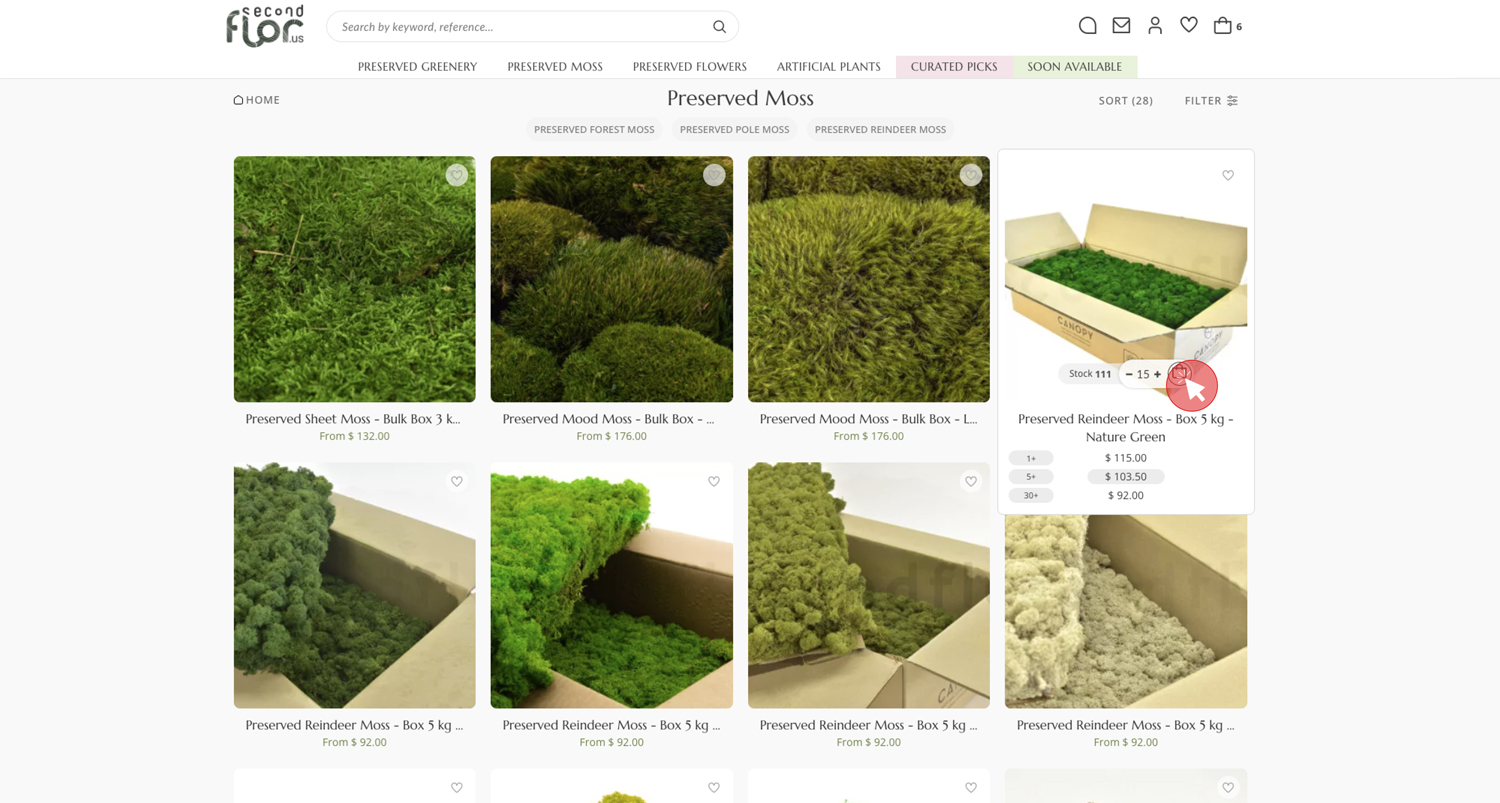 How to order on SecondFlor